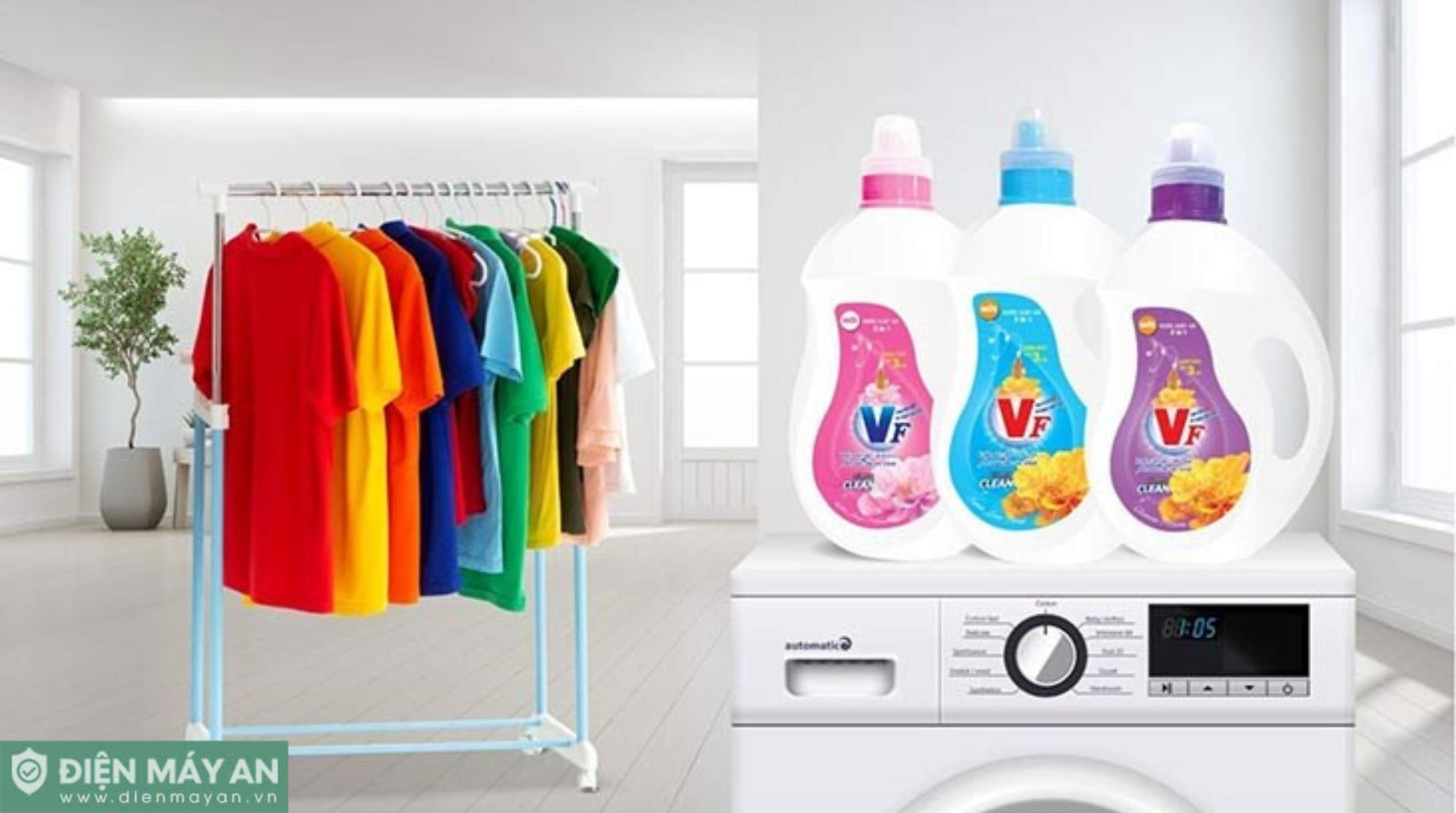 Làm sao để giặt quần áo mới không bị phai màu